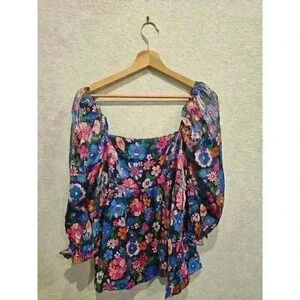 Storia Retro Floral Baby Doll dress. Sz Large